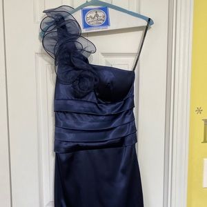 One shoulder special occasion dress